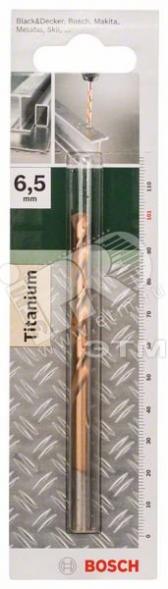 Сверло по металлу HSS-TIN СВЕРЛО МЕТ. 6.5x63x101 - артикул 2609255101