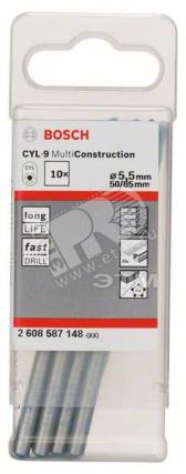 10 сверл CYL-9 MultiConstr 5,5x50x85 мм - BOSCH, артикул 2608587148