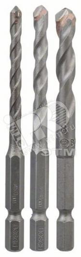 Набор сверл HEX-9 Ceramic 5/6/8 мм, 3 шт - артикул 2608589527