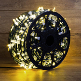 Гирлянда LED Clip Light 12V шаг 150 мм, диодов тёплый белый, Flashing белый - артикул 325-146
