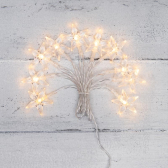 Гирлянда светодиодная Звездочки 1,5 м, 10 LED, прозрачный ПВХ, цвет свечения теплый белый, 2 х АА (батарейки не в комплекте) | 303-091 | NEON-NIGHT - артикул 303-091