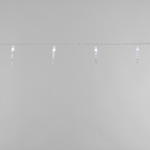 Гирлянда светодиодная Сосульки 1,5 м, 10 LED, прозрачный ПВХ, цвет свечения белый, 2 х АА (батарейки не в комплекте) | 303-094 | NEON-NIGHT - артикул 303-094