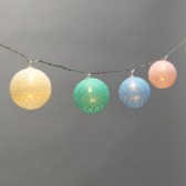 Тайские фонарики Пудра 1,5 м, прозрачный ПВХ, 10 LED, теплый белый, питание 2 х АА (батарейки не в комплекте) | 303-089 | NEON-NIGHT - NEON-NIGHT, артикул 303-089