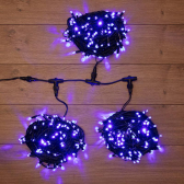 Гирлянда LED ClipLight 24 V, 3 нити по 20 м, свечение с динамикой, диодов Синий - NEON-NIGHT, артикул 323-303