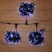 Гирлянда LED ClipLight 24 V, 3 нити по 20 м, свечение с динамикой, диоды белые - NEON-NIGHT, артикул 323-305