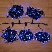 Гирлянда LED ClipLight 24 V, 5 нитей по 20 м, диодов Синий - NEON-NIGHT, артикул 323-503