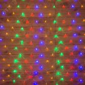 Гирлянда Сеть 1,5х1,5 м, прозрачный ПВХ, 96 LED мультиколор - артикул etm215-109