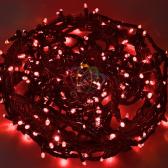 Гирлянда профессиональная Твинкл Лайт 240LED красный черный провод - артикул 303-322