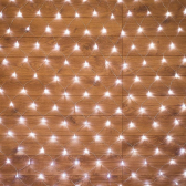 Гирлянда Сеть 1,5х1,5 м, прозрачный ПВХ, 96 LED белый - NEON-NIGHT, артикул 215-105