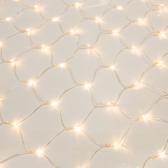 Гирлянда Сеть 1,5х1,5 м, прозрачный ПВХ, 96 LED теплый белый - артикул etm215-106