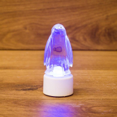 Фигура домашняя светодиодная на подставке Пингвин Кристалл, RGB (501-052) - NEON-NIGHT, артикул 501-052