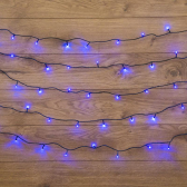 Гирлянда Твинкл Лайт 10 м, темно-зеленый ПВХ, 80 LED, Синий - артикул 303-043