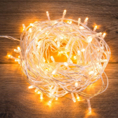 Гирлянда Твинкл-Лайт 20 м, прозрачный ПВХ, 160 LED, тёплый белый - артикул 303-306