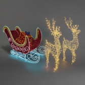 Фигура Олени с санями - NEON-NIGHT, артикул 503-112