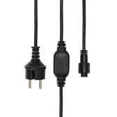 Блок питания для уличных гирлянд каучук 3А IP67 230В черный - NEON-NIGHT, артикул 315-000