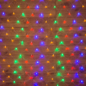 Гирлянда Сеть 1х1,5 м, прозрачный ПВХ, 96 LED мультиколор - NEON-NIGHT, артикул 215-119-6