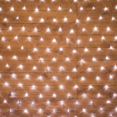 Гирлянда Сеть 1,8х1,5 м, прозрачный ПВХ, 180 LED белые - NEON-NIGHT, артикул 215-135
