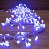 Гирлянда Мишура LED 3 м прозрачный ПВХ, 288 диодов, синий - NEON-NIGHT, артикул 303-603