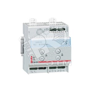 Выключатель 2-кн. 10А  2х2500 Вт  на din-р. - Legrand