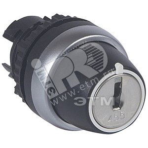 Головка с 2 потайными толкателями, с ключом, 2 положения, 90 градусов (023953)