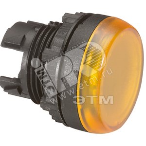 Головка индикатора - Osmoz - для комплектации - с подсветкой - IP 66 - желтый - Legrand
