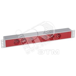 Блок 6 розеток 2К+З - Legrand