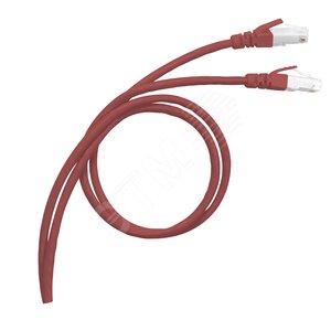 Коммутационный шнур RJ 45 - категория 8 - S/FTP - LSZH - экранированный - 10 м - красный - Legrand
