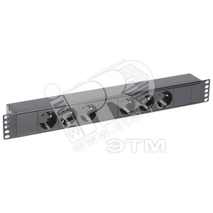 Блок 6 розеток 19` 2К+З французский стандарт - Legrand