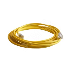 Патч-корд HD RJ 45 категория 6A S/FTP LSZH экранированный 3 м желтый - Legrand