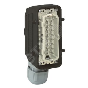 Вилка каб , гориз., 32А 16К+З - Legrand