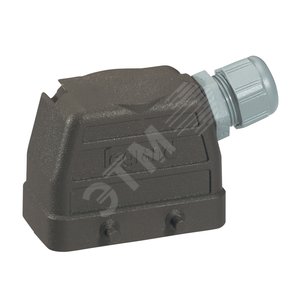 Вилка кабельная, горизонтальная 500В, 16А 24К+З (052633)