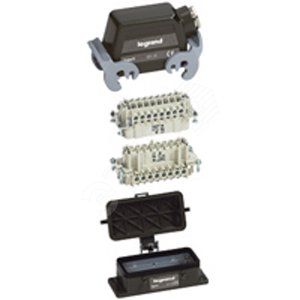 Комп.роз+вилка, угл, 16А 24К+З - Legrand
