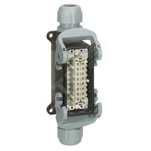 Блочная розетка, 2каб,встроенная 400В, 32А 16К+З (053172) - Legrand