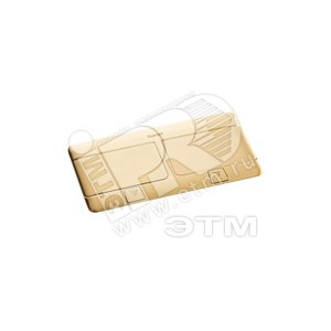 Блок выдвижной 8(2х4)модуля латунь - Legrand