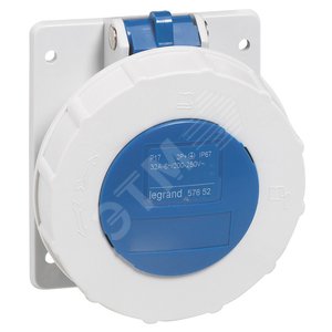 Розетка силовая 32А IP66/67 2К+З 200/250В Р17Р (57652) - Legrand