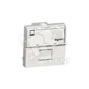 Mosaic Розетка 2 модуля RJ45 категория 5 (74250) - Legrand