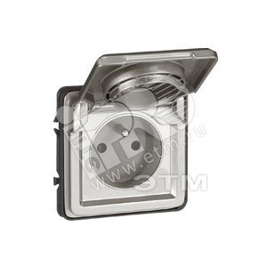 Розетка 2К+З зажим крыш ФР 16А (077831) - Legrand