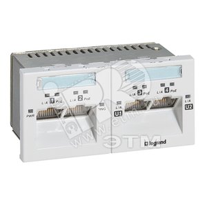 Коммутатор 2LC 4xRJ45 FTTO 4п - Legrand