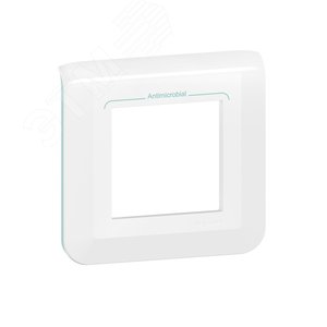 Рамка Mosaic 2 модуля - антимикробная (078722L) - Legrand