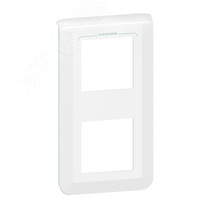 Рамка Mosaic 2x2 модуля - вертикальная - антимикробная (078723L) - Legrand
