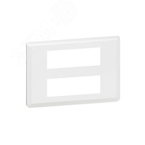 Рамка Mosaic 2x6 модулей - белая (078836L) - Legrand