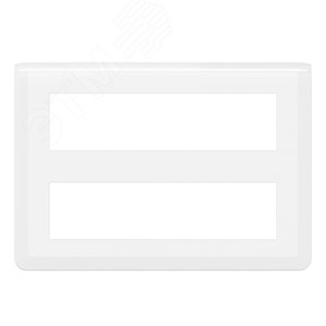 Рамка Mosaic 2x8 модулей - белая (078837L) - Legrand