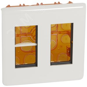Набор встраиваемого монтажа Mosaic 2x4 модулей - белый (078872L) - Legrand