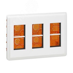 Набор встраиваемого монтажа Mosaic 3x4 модулей - белый (078873L) - Legrand
