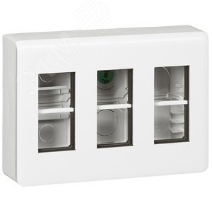 Набор накладного монтажа Mosaic 3x4 модулей - белый (078887L) - Legrand