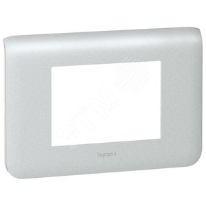 Mosaic New Рамка 3 поста алюминий - Legrand