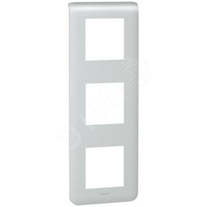 Mosaic New Рамка 3X2 модуля вертикальная алюминий (079023) - Legrand