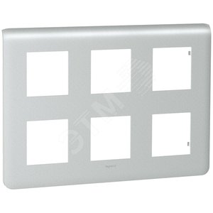 Mosaic Рамка 2х3х2модуля алюминий (79032) - Legrand