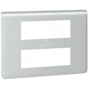 Mosaic New Рамка 2X6 модулей алюминий - Legrand