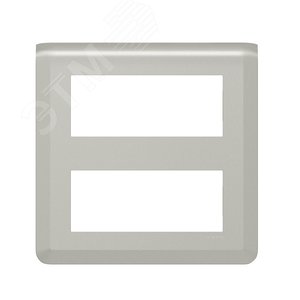 Рамка Mosaic 2х5 модулей - алюминий (079330L) - Legrand